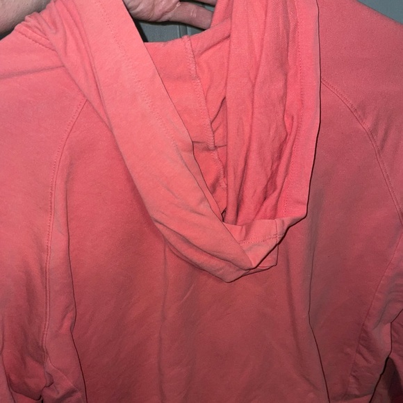Medium Peach Zip Up Hoodie. - Picture 4 of 7